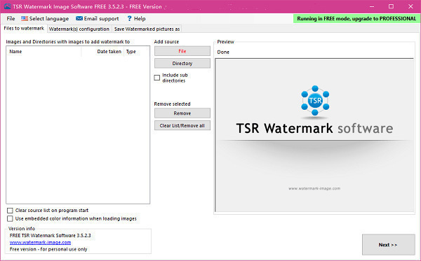 TSR Watermark Image°