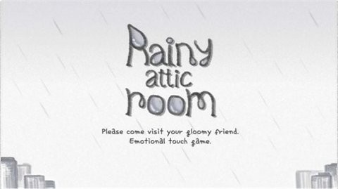 rainy attic room