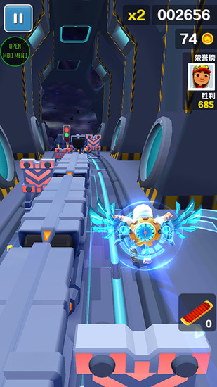 地铁跑酷(空间站)内置菜单-地铁跑酷空间站叶烸原创内置菜单下载安装v3.21.0